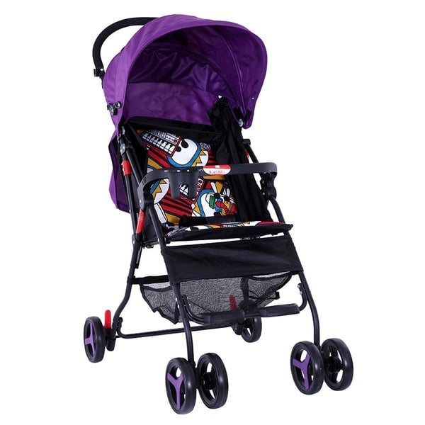 Baby Plus Stroller Cum Pram Purple 0-36 M