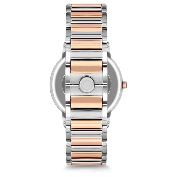 Omax Masterpiece Collection Silver-Rose Gold Stainless Steel Analog Watch For Men MG16C6CI Omax Masterpiece Collection Silver-Rose Gold Stainless Steel Analog Watch For Men MG16C6CI