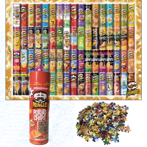 Supersized Puzzles Pringles The Original 1000 Pcs-puzzles Supersized Puzzles Pringles The Original 1000 Pcs-puzzles