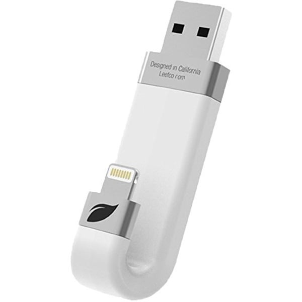 Leef LIB300KK064E1 IBridge MFI Mobile Memory Flash Drive White 64GB Leef LIB300KK064E1 IBridge MFI Mobile Memory Flash Drive White 64GB