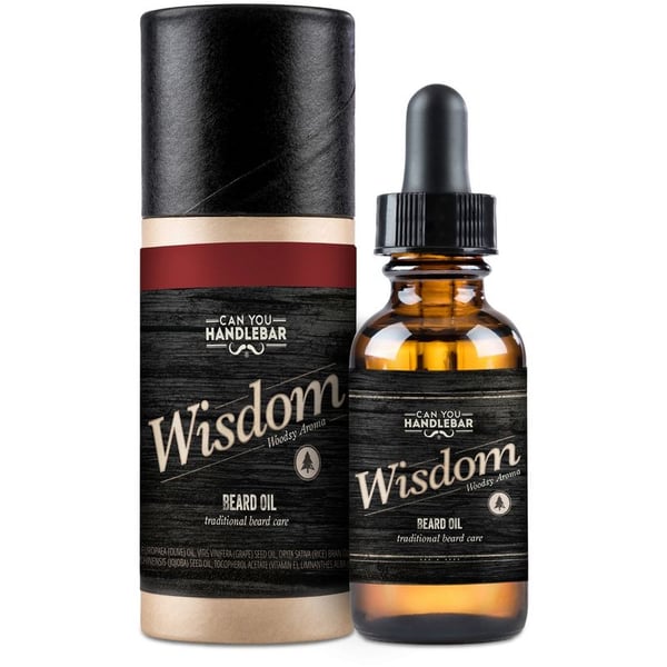 Can You Handlebar Beard Oil Wisdom - Woodsy Scented 30Ml