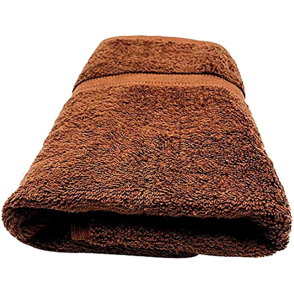 Buy High Quality Cotton Dark Brown Hand Towel 40*75 cm Online in UAE