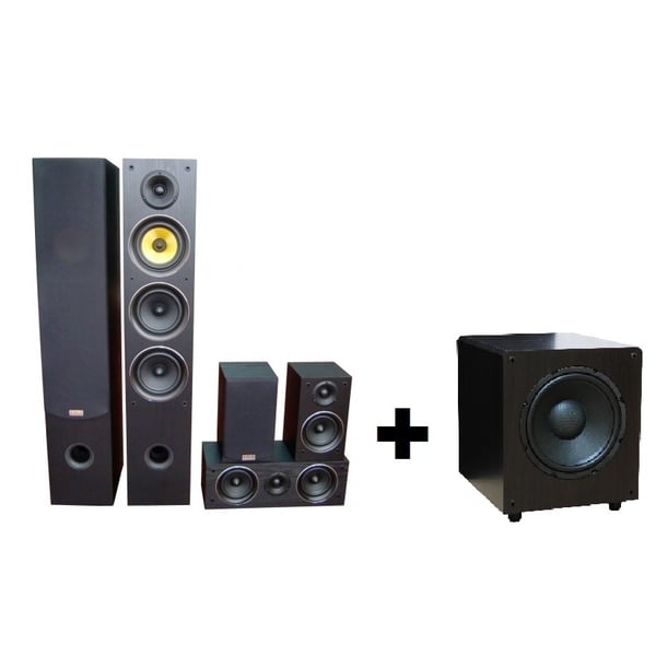 Taga Audio TAV506V2 Wenge + Vigor SW8 V2 Black Home Theater System