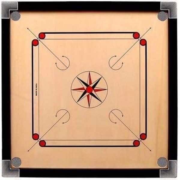 ULTIMAX Carrom Board Indoor Board Game Wooden Carrom board with Wooden coins- 3232 ULTIMAX Carrom Board Indoor Board Game Wooden Carrom board with Wooden coins- 3232