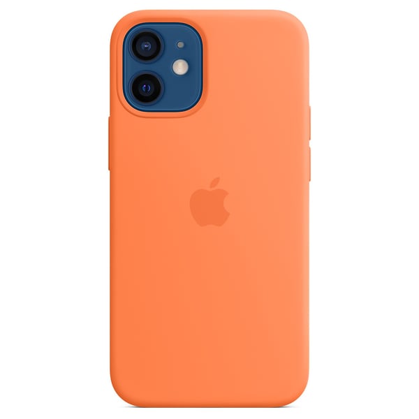 Apple iPhone 12 mini Silicone Case with MagSafe - Kumquat Apple iPhone 12 mini Silicone Case with MagSafe - Kumquat