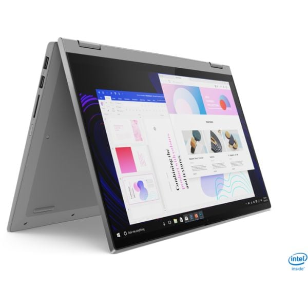 Lenovo IdeaPad Flex 5 82HS00HPAX 2-in-1 Laptop - Core i3 3GHz 4GB 256GB Win10 14inch FHD Grey Arabic Keyboard Lenovo IdeaPad Flex 5 82HS00HPAX 2-in-1 Laptop - Core i3 3GHz 4GB 256GB Win10 14inch FHD Grey Arabic Keyboard