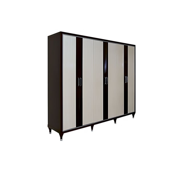 Pan Emirates Flux 6 Door Wardrobe Brown Pan Emirates Flux 6 Door Wardrobe Brown