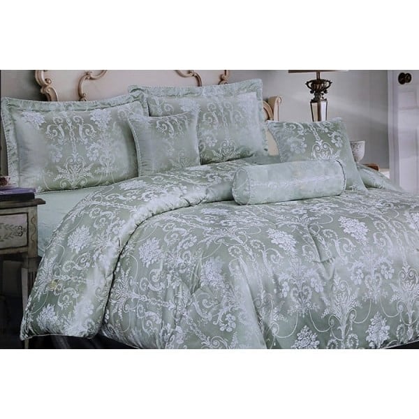 Teal full comforter shop set