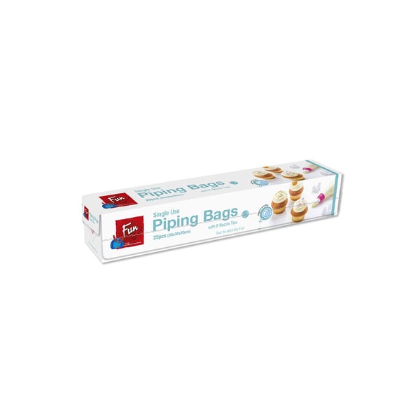 Buy Fun® Indispensable Piping Bag Roll Pack of 25 bags Online in UAE