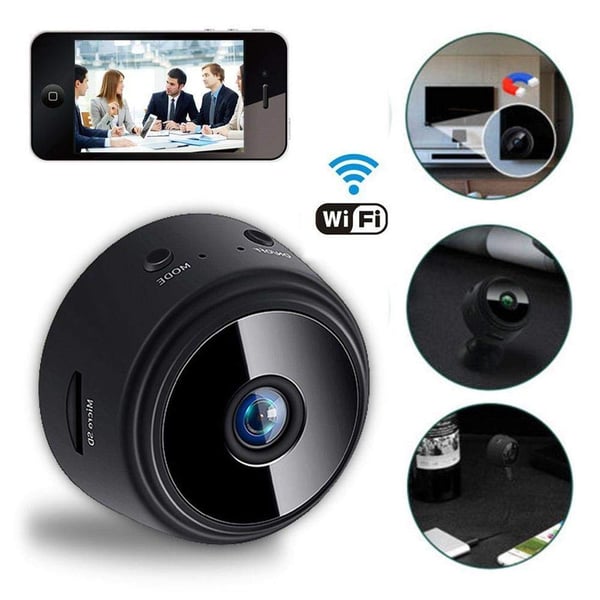 Small Camera Mini HD 1080P Camera Wireless Wifi IP Home Covert Security Small Magnetic Cam Night Vision Motion Detection Indoor Outdoor