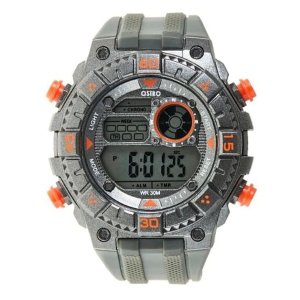 Astro Grey Digital Sport Watch For Men A9915-PPXXO
