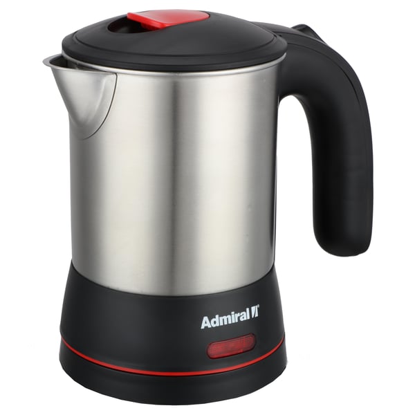 Admiral Brand Electric Kettle Stainless Steel 0.5L ADKT170GSS1 Black & Silver Admiral Brand Electric Kettle Stainless Steel 0.5L ADKT170GSS1 Black & Silver