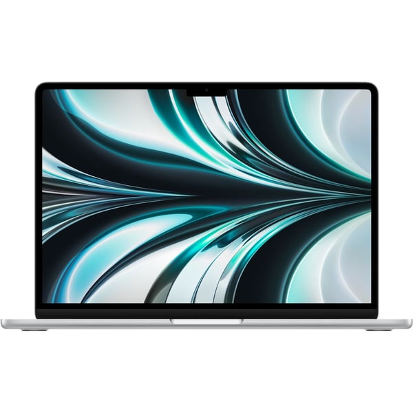 Apple MacBook Air 13.6-inch (2022) - Apple M2 Chip / 8GB RAM / 256GB SSD / 8-core GPU / macOS Monterey / English & Arabic Keyboard / Silver / Middle East Version - [MLXY3AB/A]