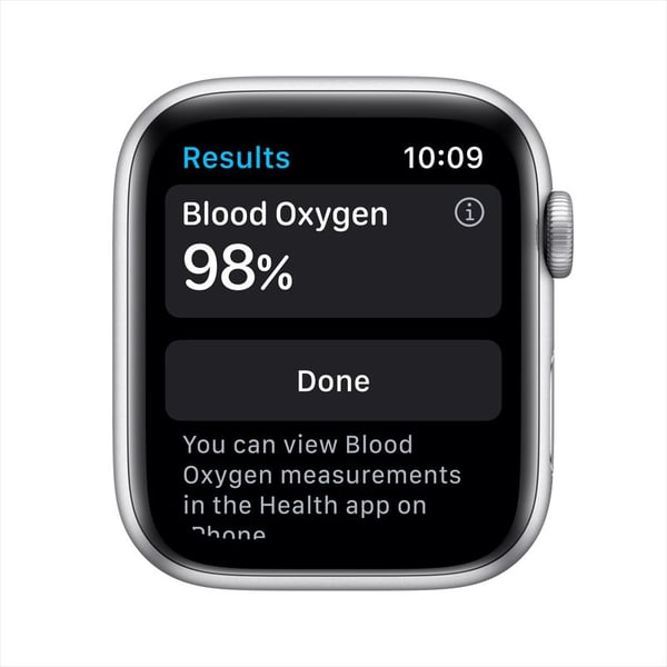 Apple Watch Series 6 GPS 44mm Silver Aluminum Case with White Sport Band Apple Watch Series 6 GPS 44mm Silver Aluminum Case with White Sport Band