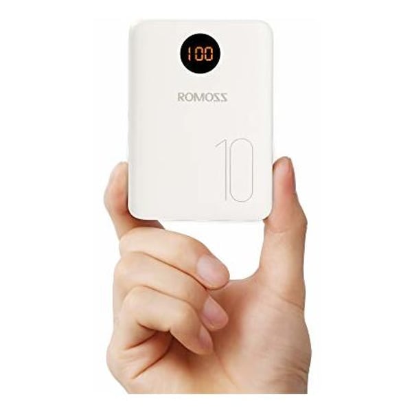 Romoss Compact Power Bank 10000mAh With Micro/C/Lightning Port Romoss Compact Power Bank 10000mAh With Micro/C/Lightning Port