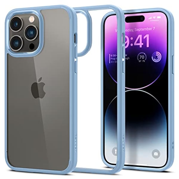 Spigen Ultra Hybrid designed for iPhone 14 Pro case cover - Sierra Blue Spigen Ultra Hybrid designed for iPhone 14 Pro case cover - Sierra Blue