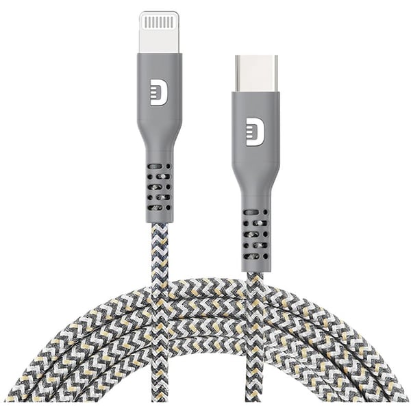 Buy Zendure Braided USBC to Lightning Cable 1m Grey Online in UAE