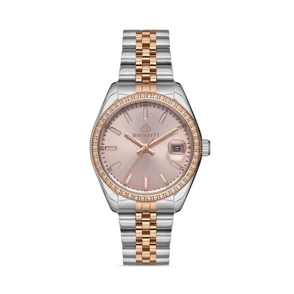 Bigotti Roma Womens Stainless Steel Strap Watch - Bg.1.10292-5 Bigotti Roma Womens Stainless Steel Strap Watch - Bg.1.10292-5