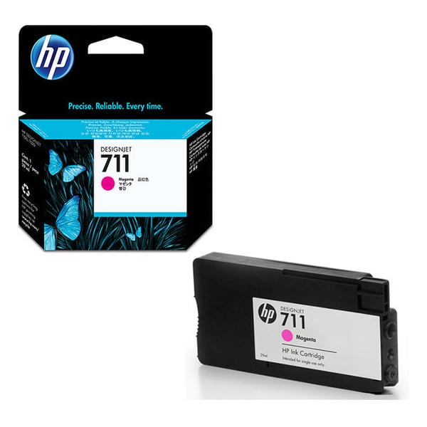 HP 711 CZ131 Magenta Ink Cartridge 29ml HP 711 CZ131 Magenta Ink Cartridge 29ml