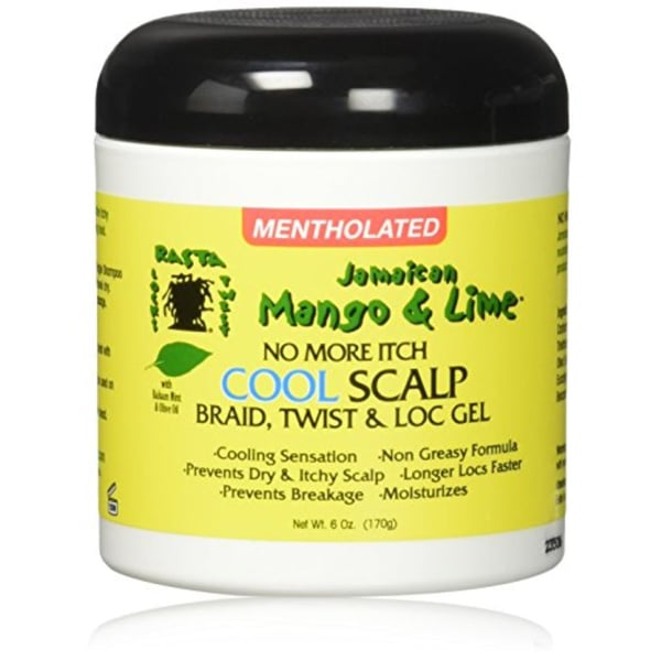 Jamaican Mango And Lime No More Itch Cool Scalp Braid Twist And Lock Gel, 6 Ounce