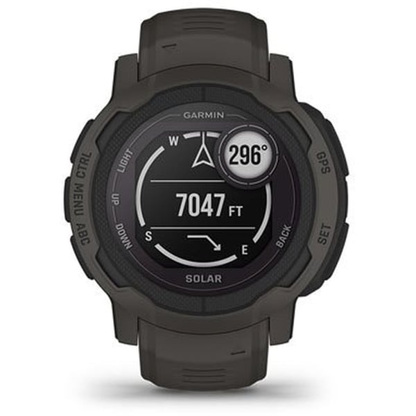 Garmin 010-02627-00 Instinct 2 Solar Smart Watch Graphite Garmin 010-02627-00 Instinct 2 Solar Smart Watch Graphite