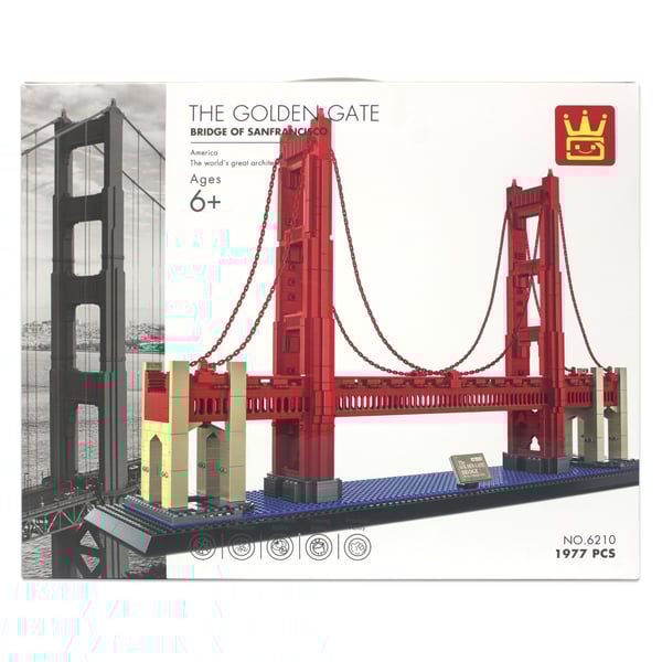 Just For Fun Golden Gate Bridge Model 1,977 pieces Just For Fun Golden Gate Bridge Model 1,977 pieces