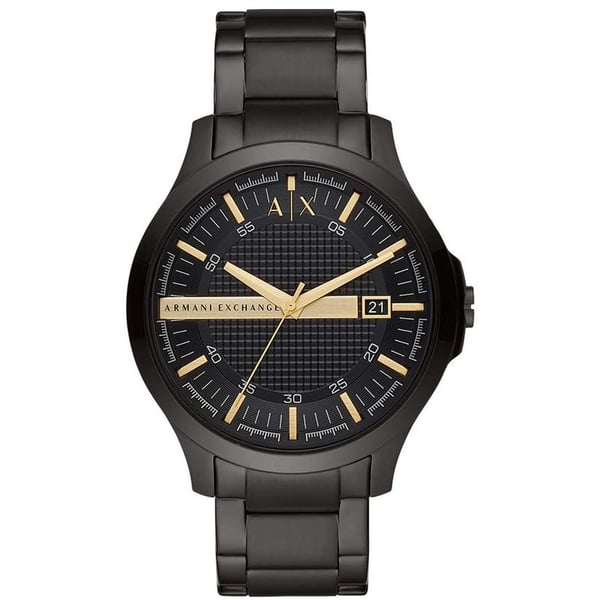 Armani Exchange Hampton Black Stainless Steel Analog Men Watch AX2413