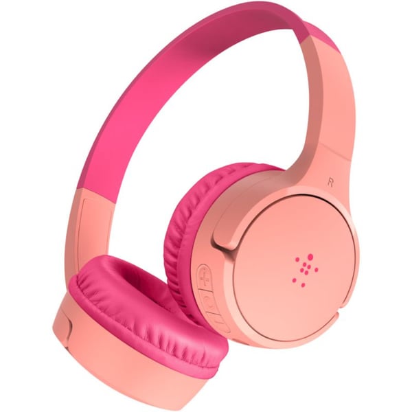 Belkin AUD002BTPK Soundform Mini Wireless On Ear Kids Headphones Pink