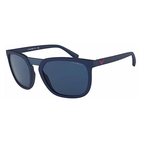 Emporio Armani matt Blue Plastic Men Sunglasses EA-4123-571980