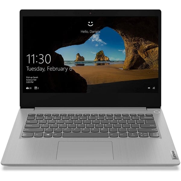 Lenovo Ideapad 3 81WQ007CAX Laptop – Celeron 1.1GHz 4GB 1TB Shared Win10Home 15.6inch FHD Platinum Grey English/Arabic Keyboard