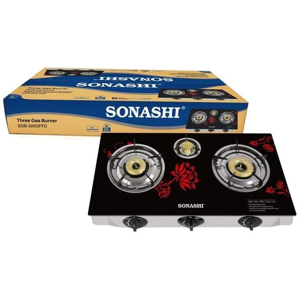 Sonashi Table Top Triple Gas Burner SGB-320GFFD