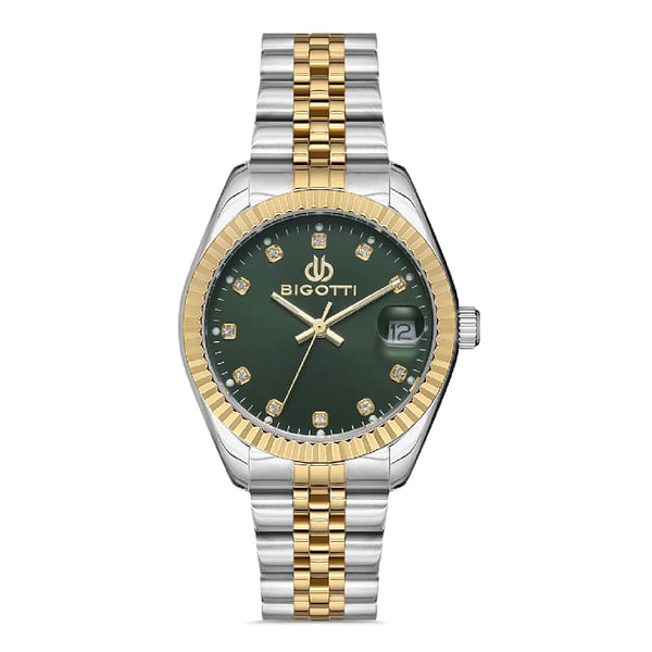 Bigotti Roma Womens Stainless Steel Strap Watch - Bg.1.10293-5 Bigotti Roma Womens Stainless Steel Strap Watch - Bg.1.10293-5