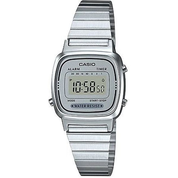 Casio Silver Stainless Steel Women Watch LA670WA-7DF Casio Silver Stainless Steel Women Watch LA670WA-7DF