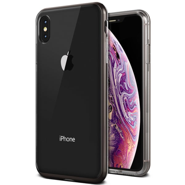 Vrs Design Iphone Xs Max Crystal Bumper Cover/case - Metal Black Vrs Design Iphone Xs Max Crystal Bumper Cover/case - Metal Black