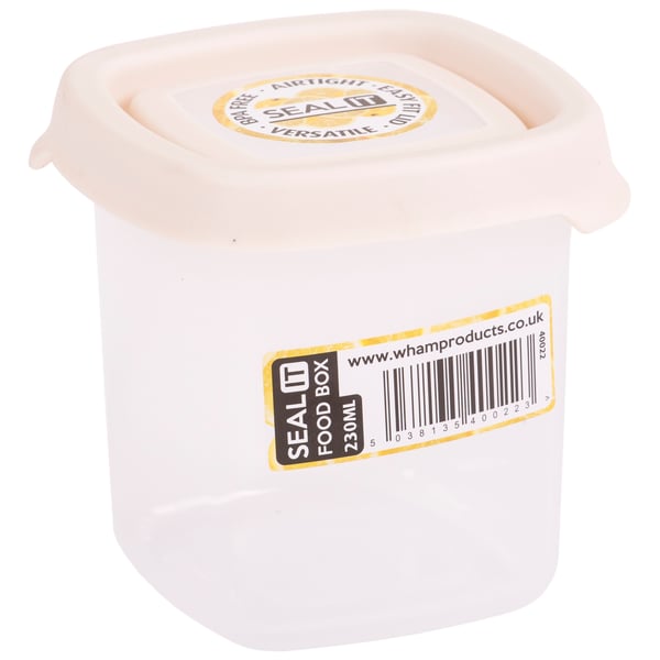 SeaL It Square Lunch Box Cream 230ml SeaL It Square Lunch Box Cream 230ml