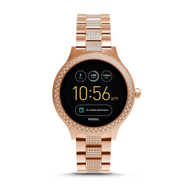 Fossil FTW6008 Gen 3 Smartwatch - Q Venture Rose Gold-Tone Stainless Steel