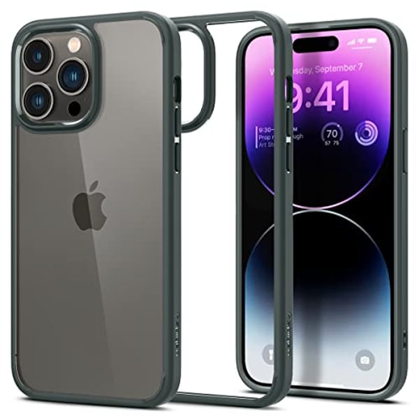 Spigen Ultra Hybrid designed for iPhone 14 Pro Max case cover - Abyss Green Spigen Ultra Hybrid designed for iPhone 14 Pro Max case cover - Abyss Green