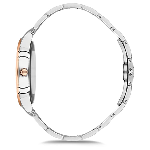 Omax Masterpiece Collection Silver-Rose Gold Stainless Steel Analog Watch For Men MG16C6CI Omax Masterpiece Collection Silver-Rose Gold Stainless Steel Analog Watch For Men MG16C6CI