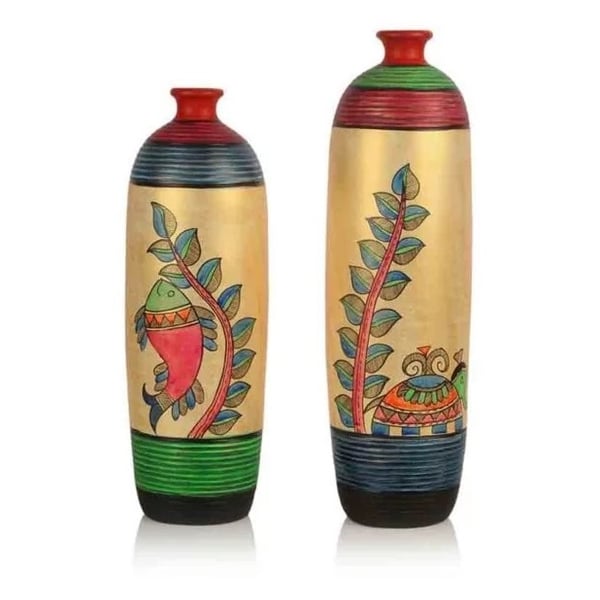 Moorni EL006056 Vase Set Bottle Shape
