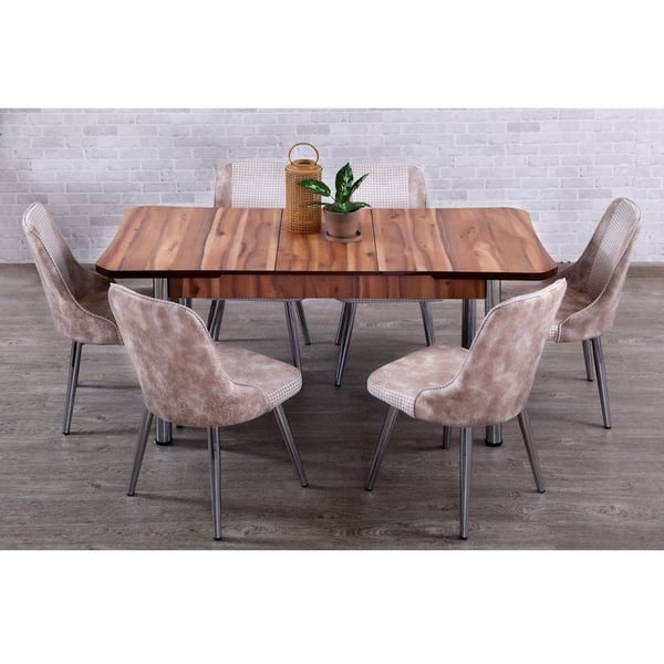 Pan Emirates Ripon Dining Set 1+6 171*81*77cm
