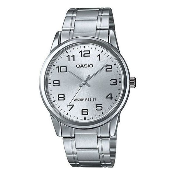 Casio Silver Stainless Steel Unisex Watch LTP-V001D-7BUDF