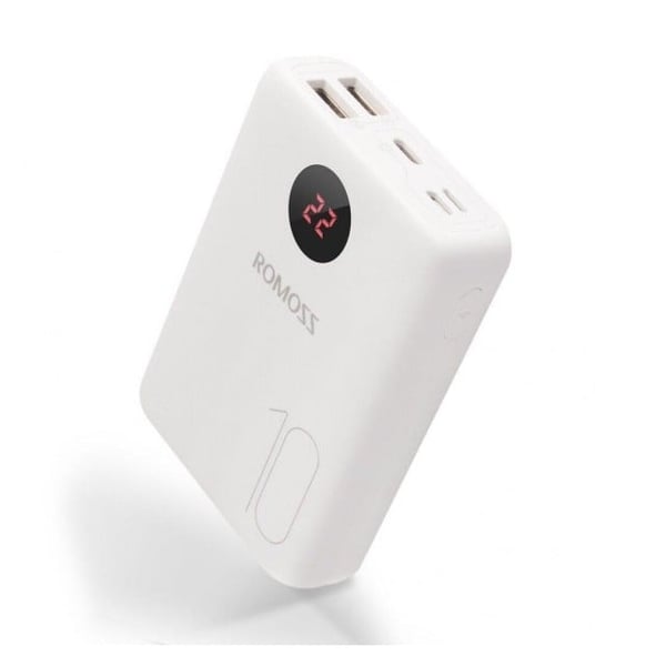 Romoss Compact Power Bank 10000mAh With Micro/C/Lightning Port Romoss Compact Power Bank 10000mAh With Micro/C/Lightning Port