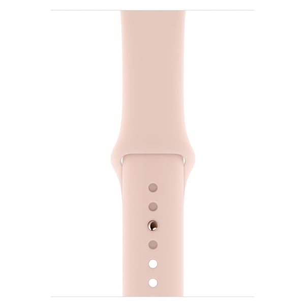Buy Apple Watch Series 4 Gps 44mm Gold Aluminium Case With Pink Sand Sport Band Price Specifications Features Sharaf Dg