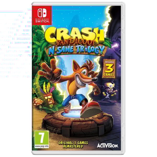 Nintendo Switch Crash Bandicoot N Sane Trilogy Game Nintendo Switch Crash Bandicoot N Sane Trilogy Game