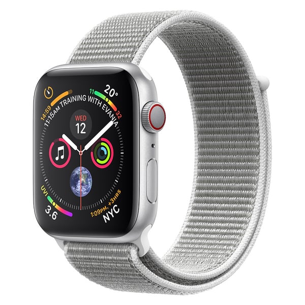 Apple Watch Series 4 GPS 40mm Silver Aluminium Case With Seashell Sport Loop price in Bahrain Buy Apple Watch Series 4 GPS 40mm Silver Aluminium Case With Seashell Sport Loop in Bahrain