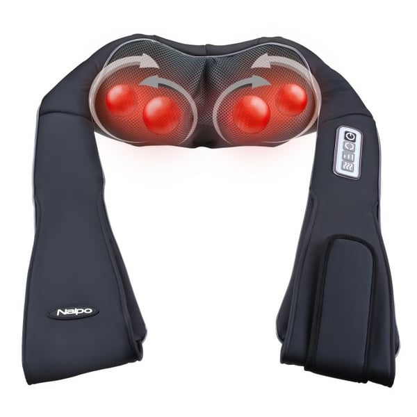 Naipo Shiatsu 3D Rotating Massager With Recahrgable Battery MGS321