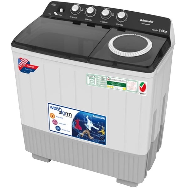 Admiral Twin Tub Washer 14 kg ADTT14KUWCP Admiral Twin Tub Washer 14 kg ADTT14KUWCP