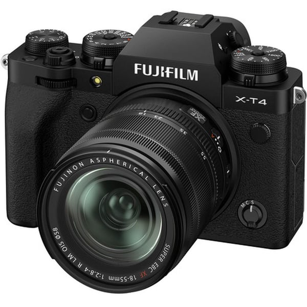 Fujifilm X-T4 Digital Mirrorless Camera Body Black With XF18-55mm Lens Fujifilm X-T4 Digital Mirrorless Camera Body Black With XF18-55mm Lens