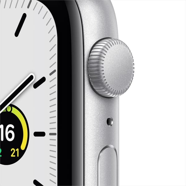 Apple Watch SE GPS 40mm Silver Aluminum Case with White Sport Band Apple Watch SE GPS 40mm Silver Aluminum Case with White Sport Band