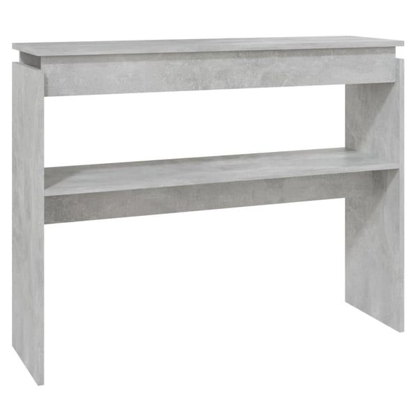 Vidaxl Console Table Concrete Grey 102x30x80 Cm Engineered Wood
